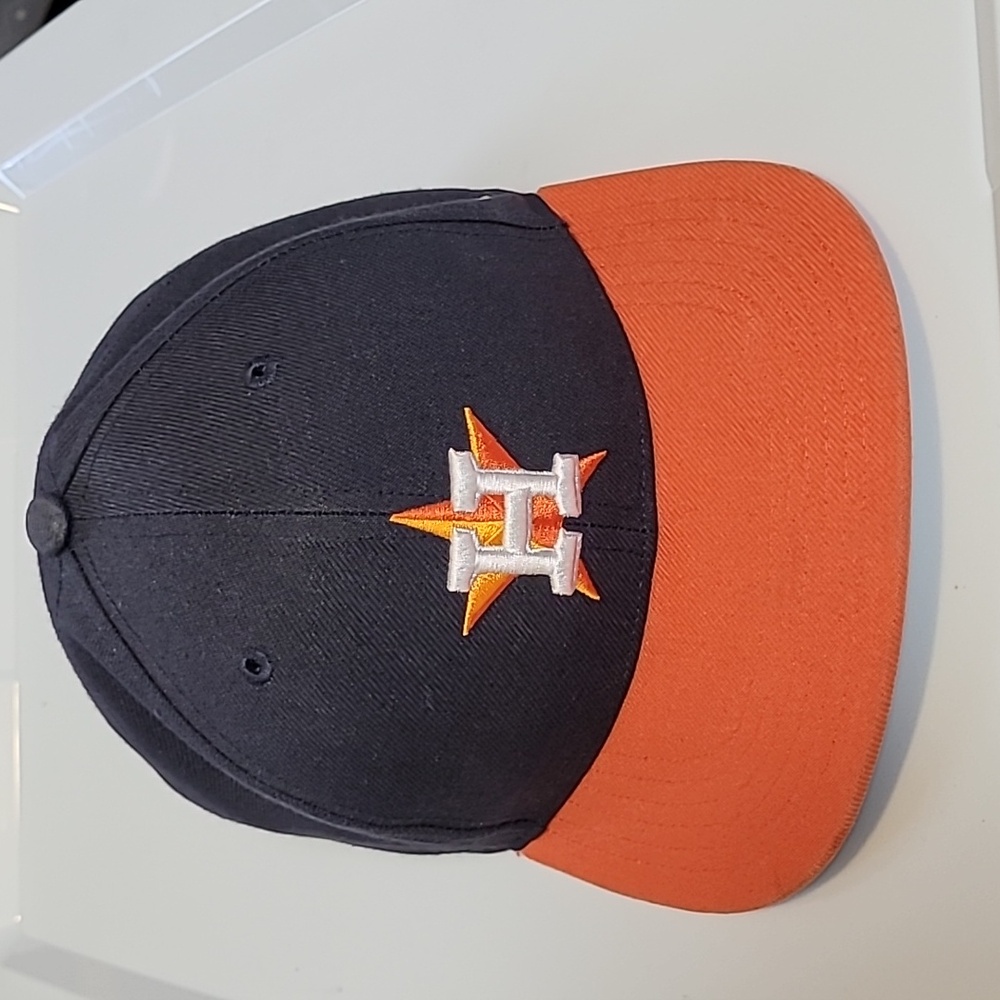 Houston Astros 47 Navy and Orange Baseball Cap Snap Back